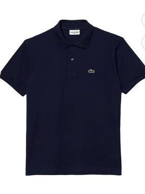 Lacoste Men's Navy Blue Polo Shirt 100% Cotton Size 4XL (Fits Like XL/XXL)